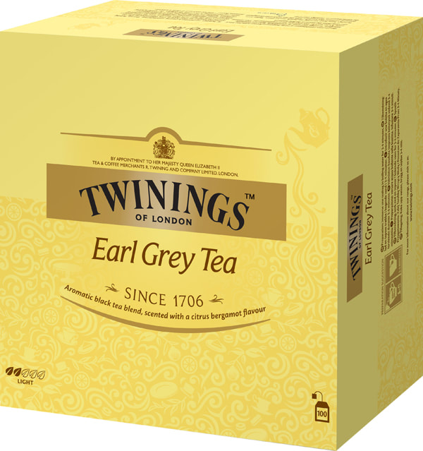Twinings of London Earl Grey Tea Bags Family Pack From Sweden Online - Made  in Scandinavian