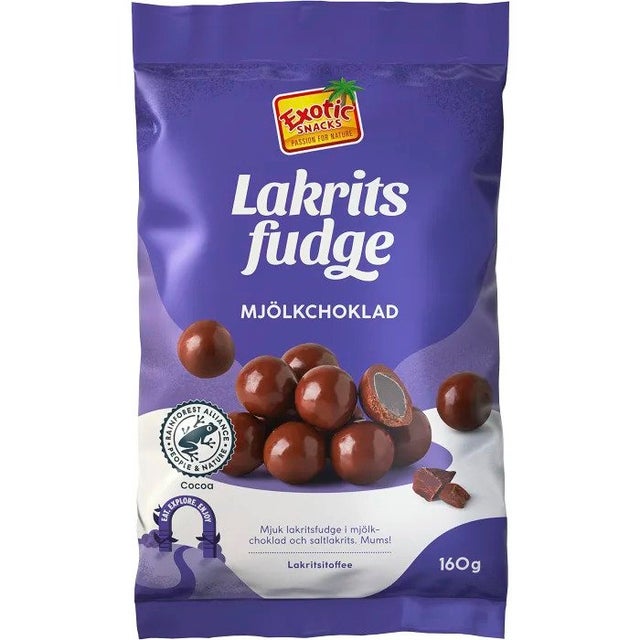 Buy Exotic Snacks Licorice Fudge Balls From Sweden Online - Made in  Scandinavian