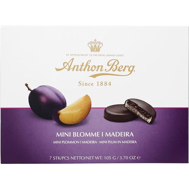 Buy Anthon Berg Mini Marzipan Cake Plum and Madeira Online From Sweden -  Made in Scandinavian