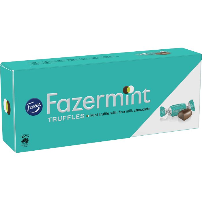 Fazer Truffles Mint Milk Chocolate Box Online From Sweden - Made in  Scandinavian